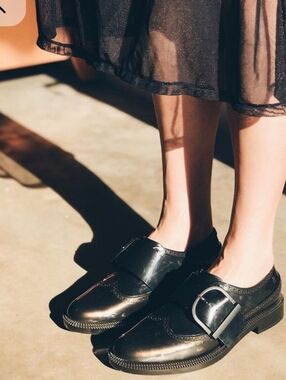 MELISSA Dama Classic Jelly Brogues Loafers Shoes 8 Black Bronze Made In Brazil